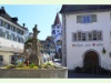 Dorfplatz und Kirche von Weinfelden