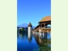 Luzern mit Pilatus im Hintergrund