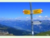 Blick vom Pizolgebiet auf die Churfirsten