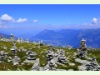 Panorama vom Pizolgebiet aufs St. Galler Rheintal