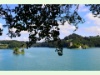 Ile d`Ogoz im Lac de Gruyère