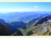 Blick vom Säntis auf die Churfirsten im Hintergrund