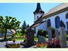 Kirche und Friedhof von Tafers