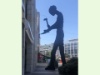 The Hammering Man am Aeschenplatz Basel
