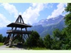 Schwanderturm in Schwanden mit Vrenelis Gärtli im Hintergrund