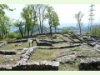 Archäologischer Park in Tremona Castello in Mendrisio