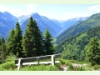 Blick auf das Reusstal Richtung Gotthard von den Gurtneller Bergen aus