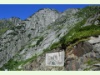 Wandmosaik in der Schöllenenschlucht anlässlich der Eröffnung des Gotthardtunnels