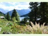 Blick vom Jardin botanique und den Lac de Champex