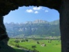 Churfirsten von der Burg Graepplang aus
